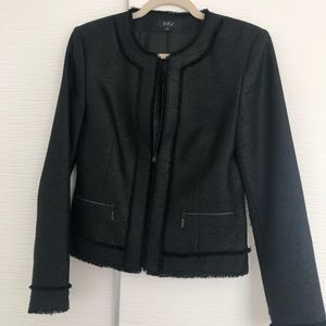 DiKa black suit jacket with zipper